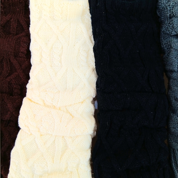 Fashion Knitted Crochet Winter Leg Warmers - Picture 14 of 16